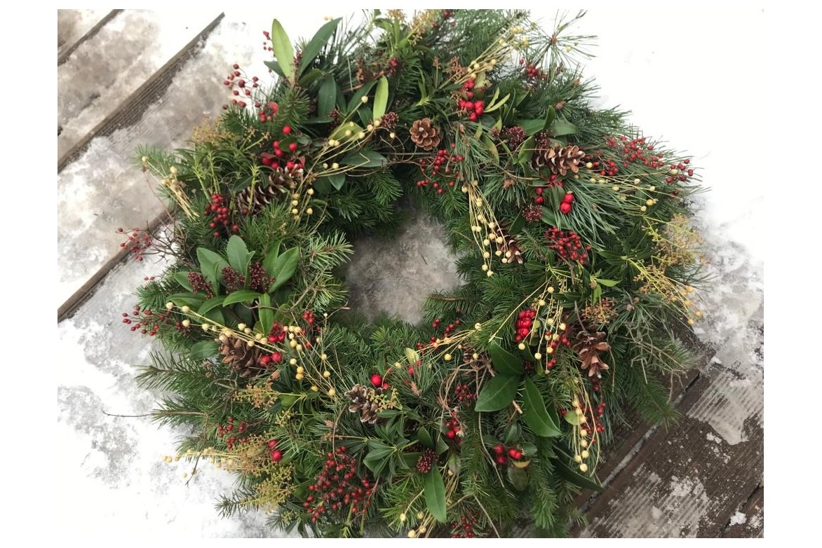 Adventní věnec z Kapradí